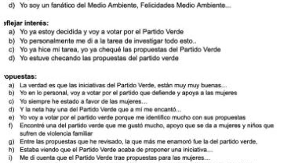 $!¿Cuánto cobraron y quiénes fueron los 'influencers' que promocionaron al Partido Verde?... difunden supuesto guión y lista