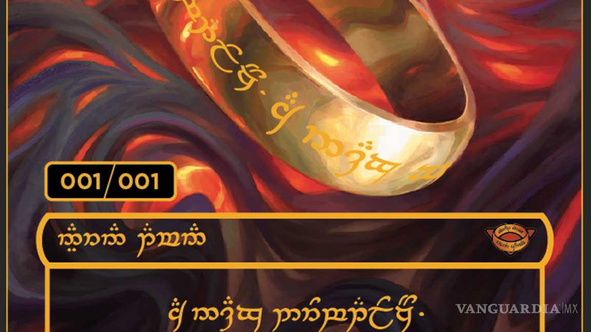 $!‘The One Ring’: “Un Anillo para gobernarlos a todos. Un Anillo para encontrarlos, un Anillo para atraerlos a todos y atarlos en las tinieblas, en la Tierra de Mordor donde se extienden las Sombras”