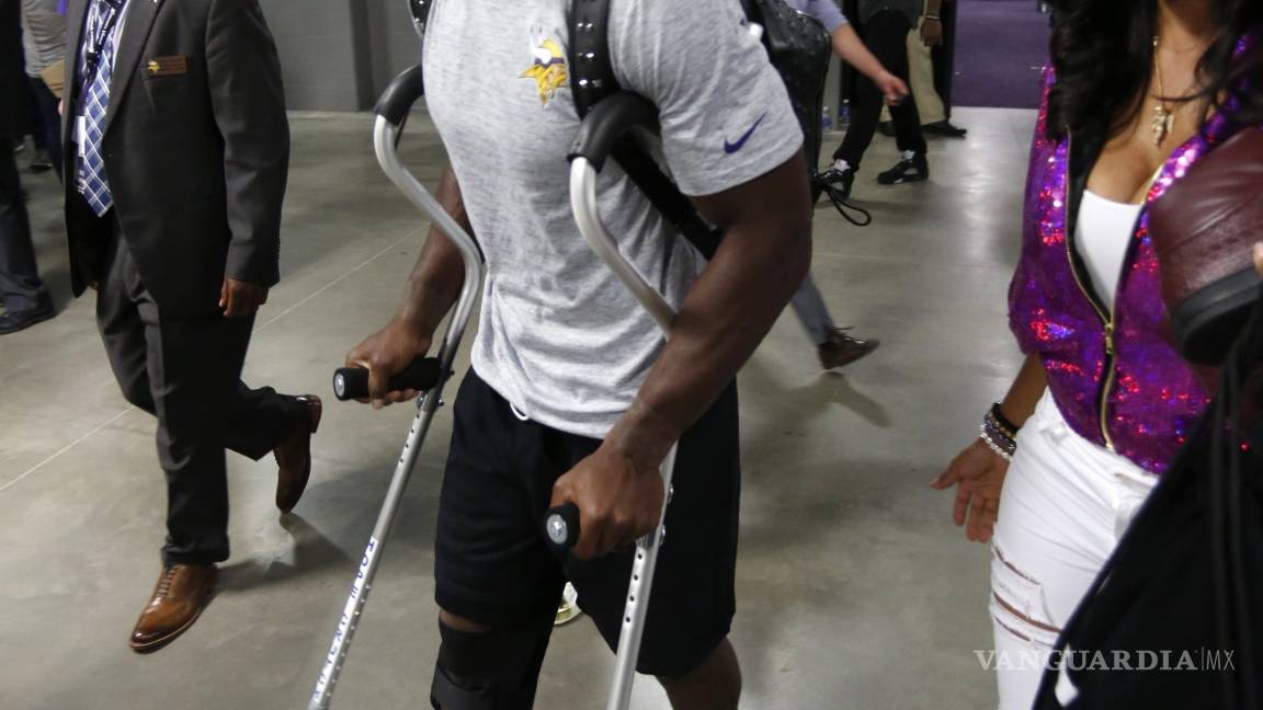 $!Adrian Peterson será baja de tres a cuatro meses