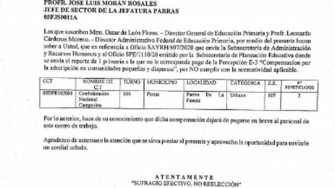 $!No acreditan ser escuelas rurales y pierden estímulo, federación continúa con ajustes a presupuesto