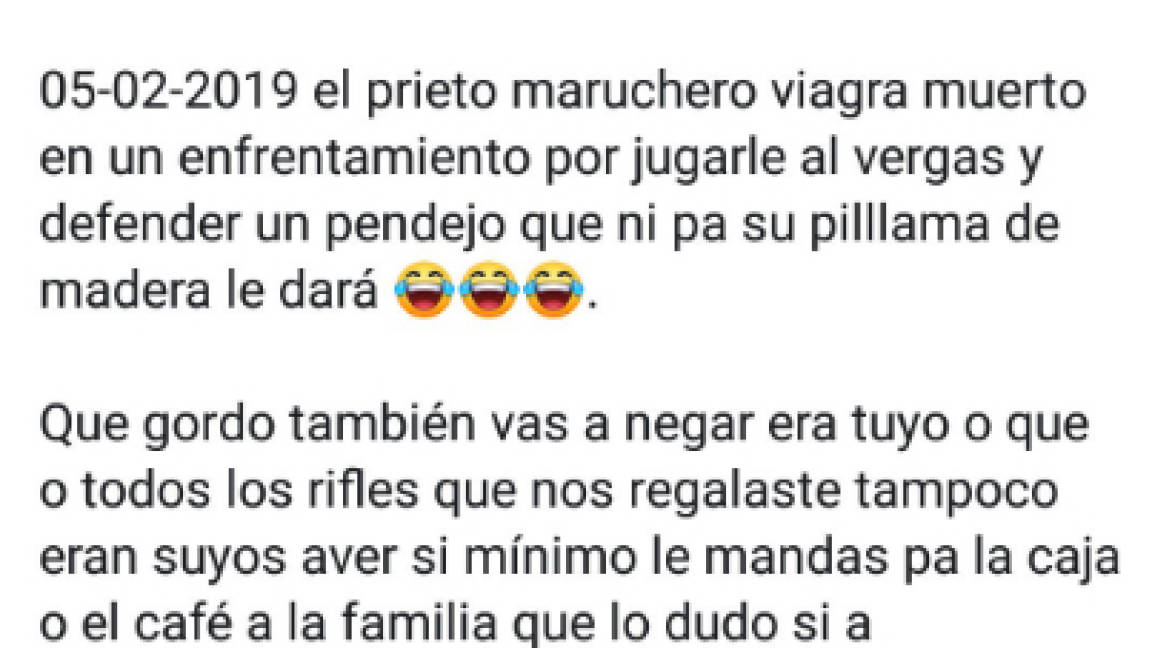 $!Integrantes del Cártel Jalisco Nueva Generación se burlan de sicario tras asesinarlo en enfrentamiento
