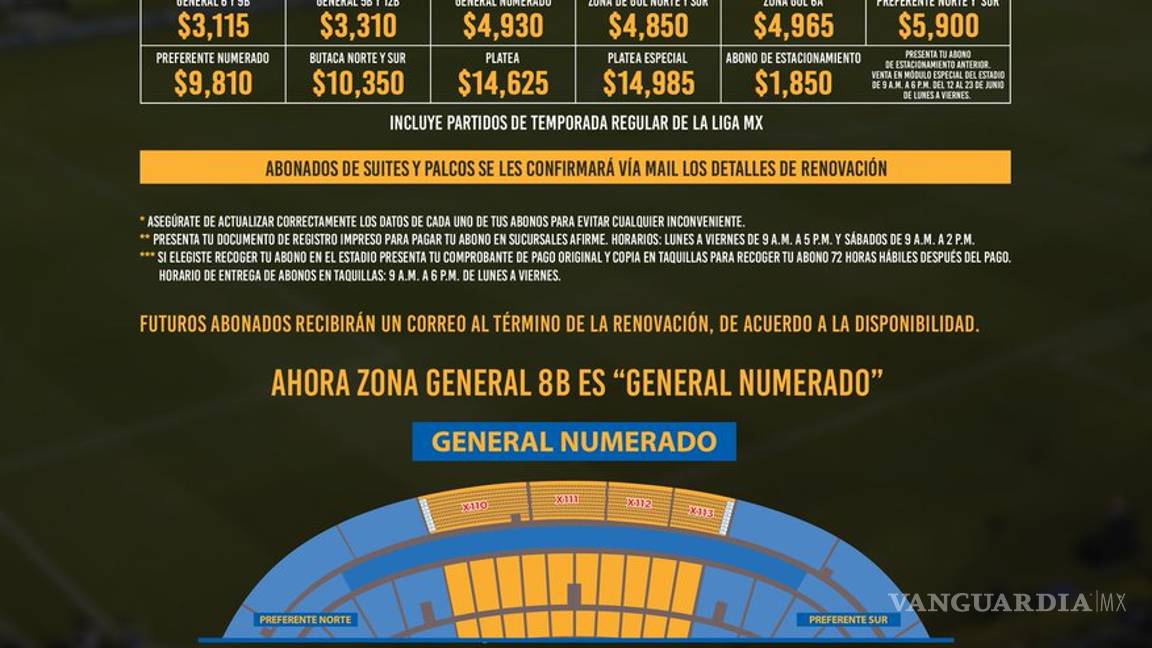 $!Tigres de la UANL anuncia precios para renovar abonos