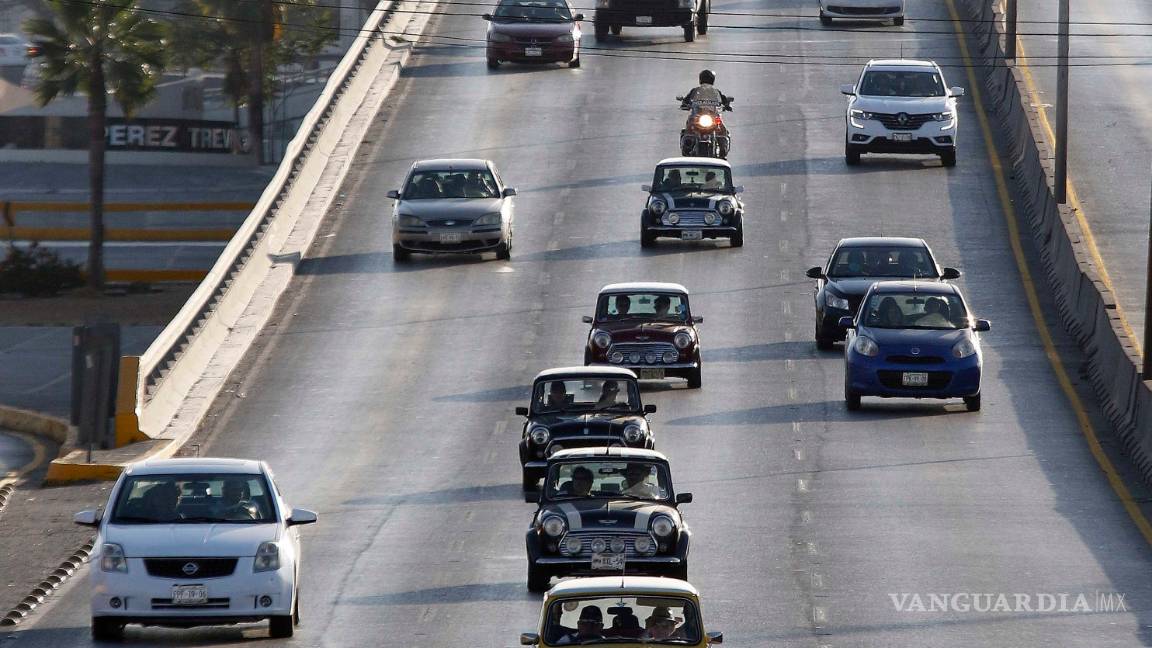 $!Llega caravana de Mini Coopers a Saltillo