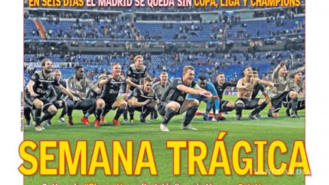$!Así acribillaron los medios en España al Real Madrid (fotos)