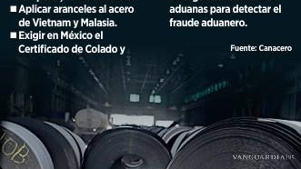 $!Busca industria acerera evitar el pago de aranceles de Trump