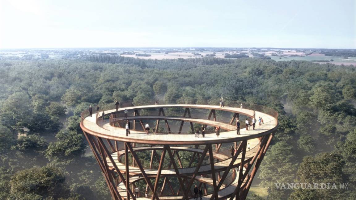 $!La Forest Tower les ofrece a los visitantes una nueva perspectiva del bosque escandinavo