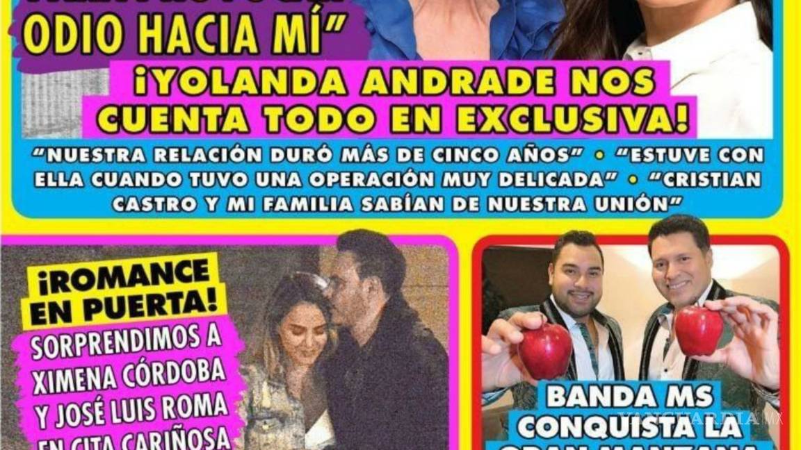 $!Verónica Castro no bajaba a Yolanda Andrade de 'gorda y fea' cuando eran novias