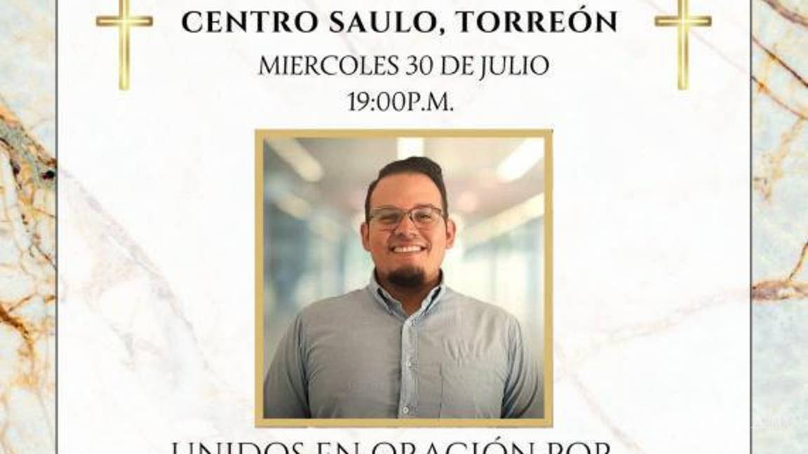 $!La misa en el Centro Saulo de Torreón, convoca a orar por el regreso de Pablo Jared y pedir por la verdad.