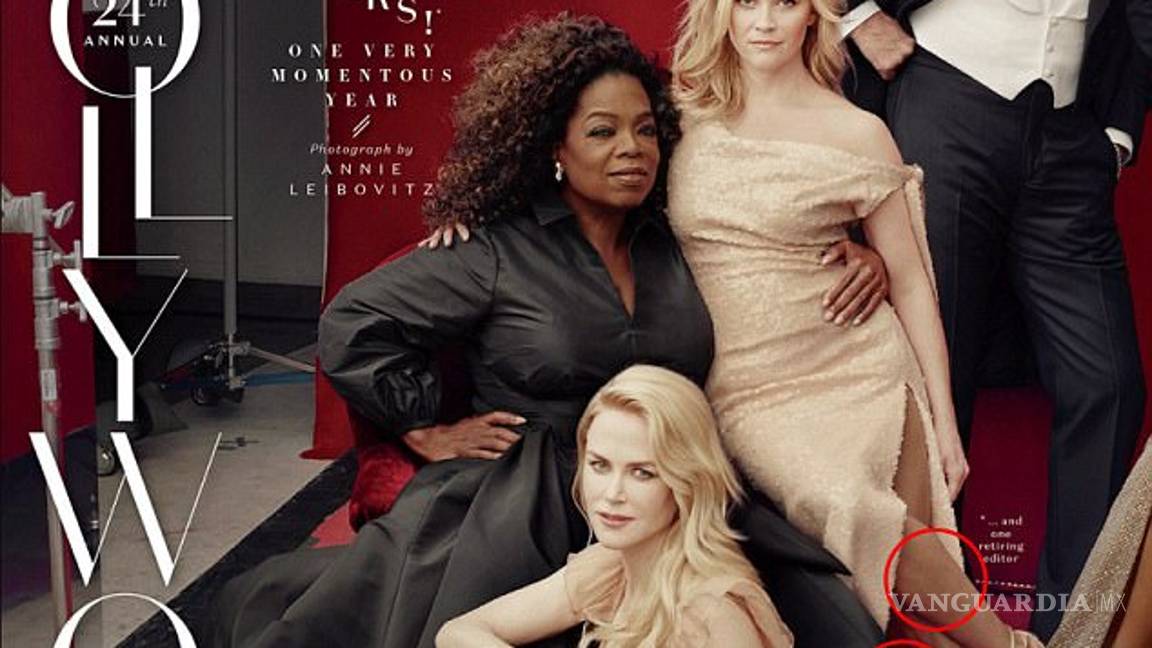 $!Exceso de manos y piernas; el error garrafal de Vanity Fair con Photoshop