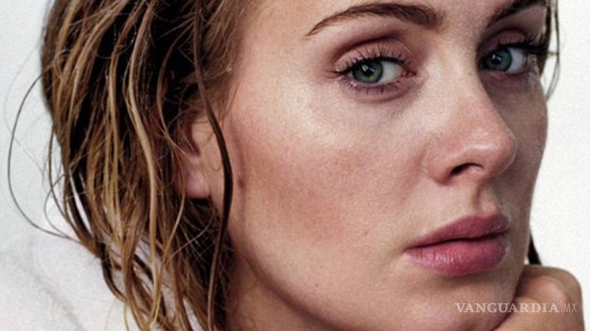 Adele posa sin maquillaje para portada de famosa revista