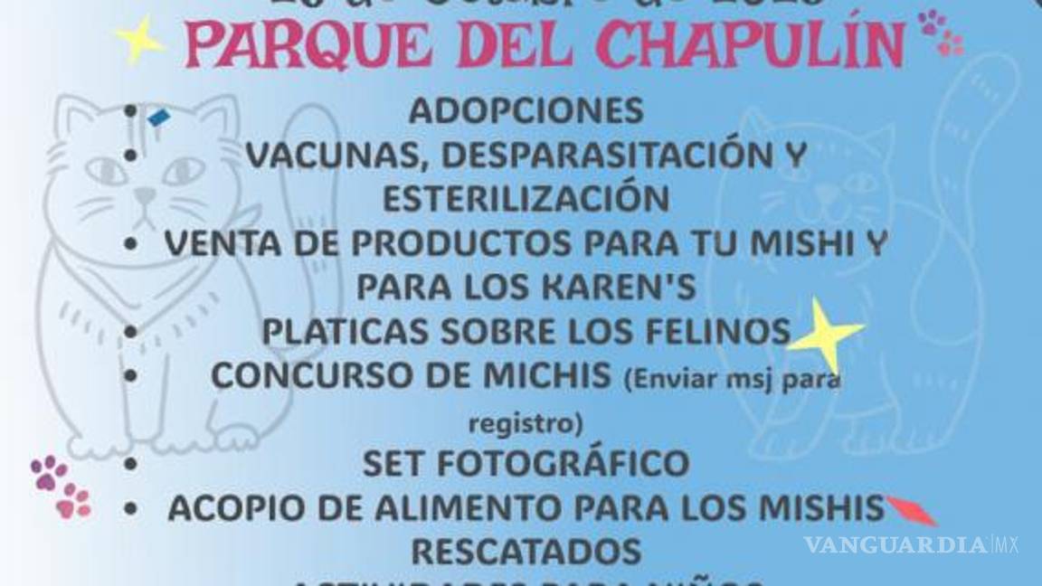 $!El Michi-Fest 2025 ofrecerá vacunación, desparasitación y esterilización a bajo costo en el Parque Ecológico El Chapulín.