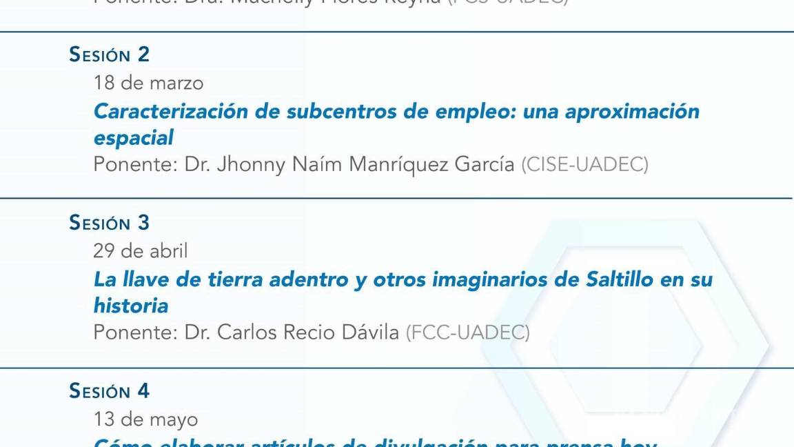 $!El seminario está abierto, no es necesario contar con experiencia previa.