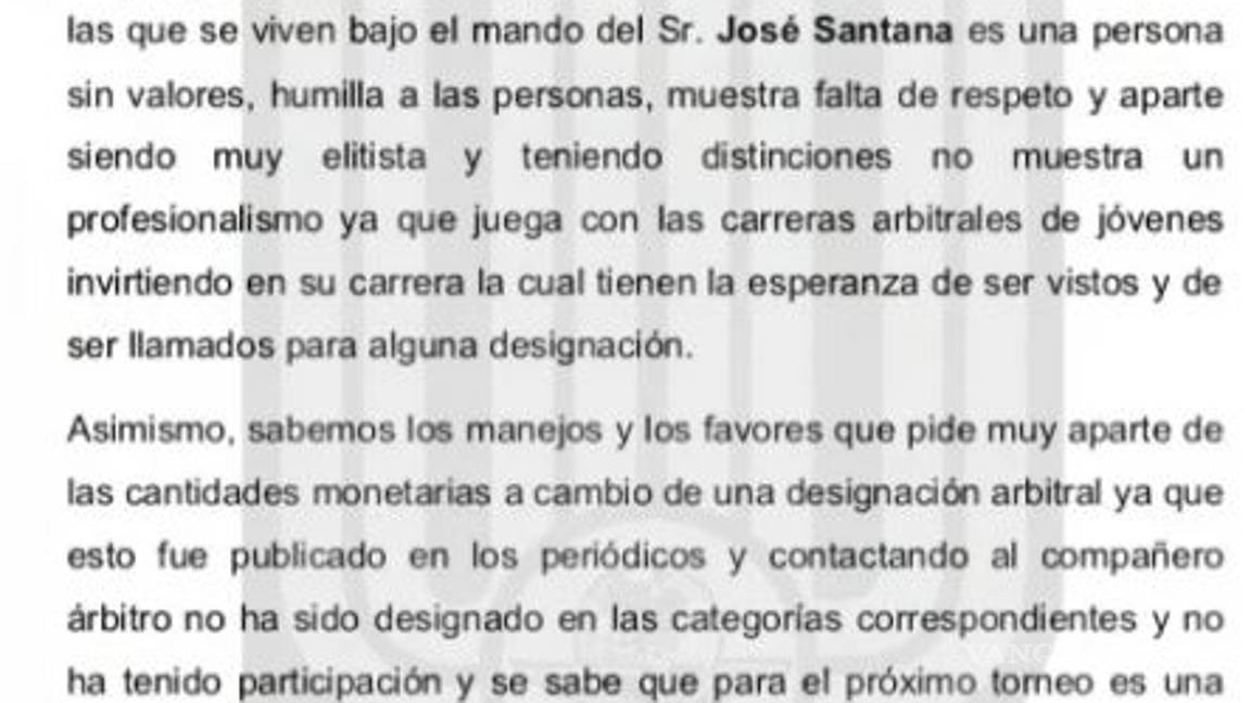 $!Árbitros mexicanos denuncian corrupción ante Arturo Brizio