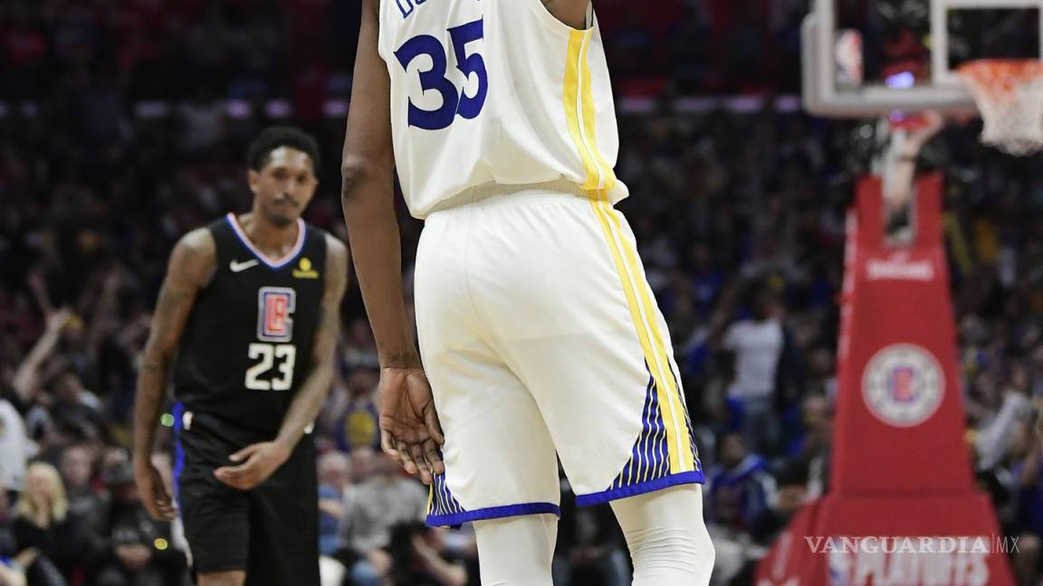 Kevin Durant pone a los Warriors a un juego de ganar la serie ante Clippers