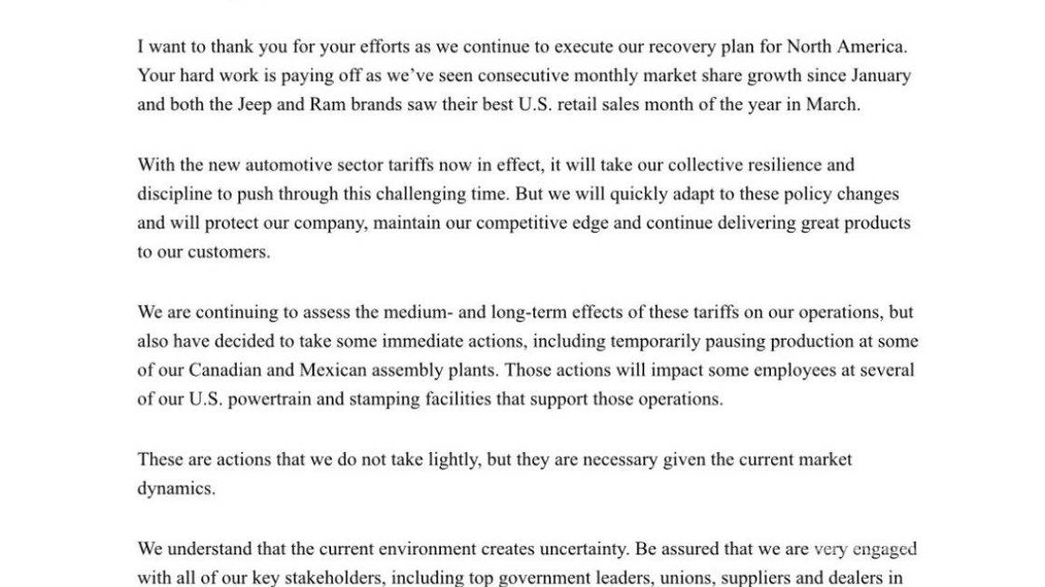 $!Stellantis: Suspende labores en planta de RAM Promaster, no hay despidos