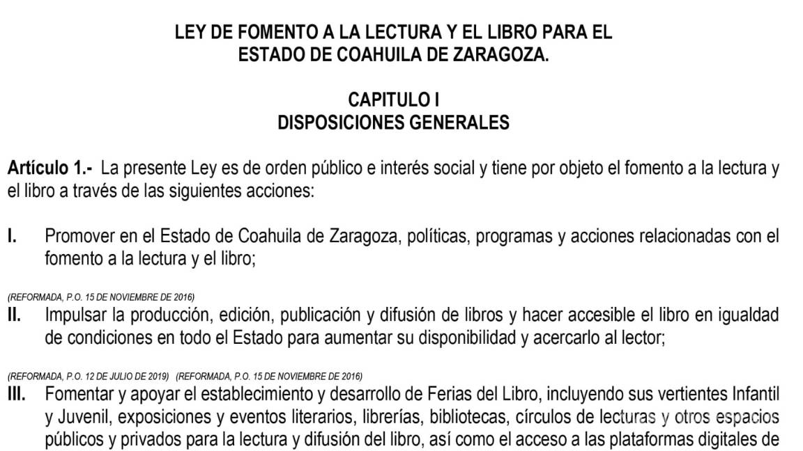 $!Ley del Libro ¿A quién le toca?