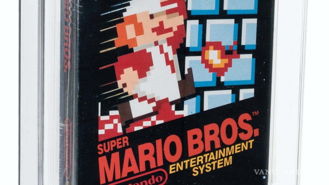 Subastan un cartucho de Mario Bros. de 1986 por 660 mil dólares