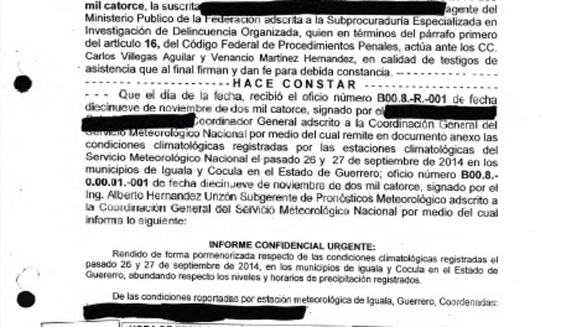 $!PGR planteó incendio en Cocula sin el reporte de lluvia