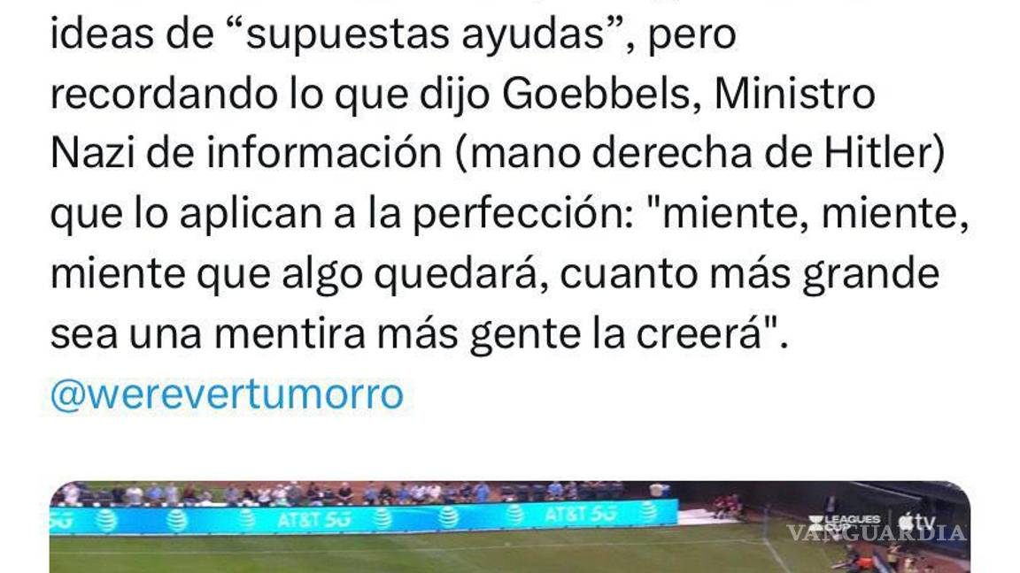 $!Con referencia nazi, responde Atlas a Werevertumorro en Twitter; recibirían Rojinegros castigo ejemplar de la FMF