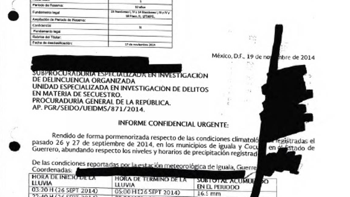 $!PGR planteó incendio en Cocula sin el reporte de lluvia