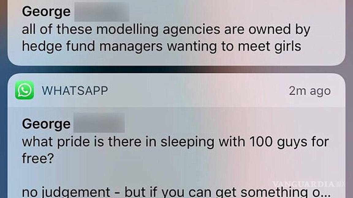 $!Modelo austriaca habla sobre “red de prostitución” en el mundo de la moda