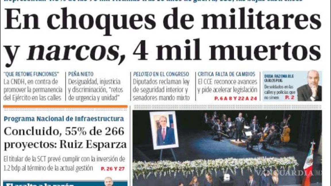 $!Titulares Prensa Nacional 13/12/2016
