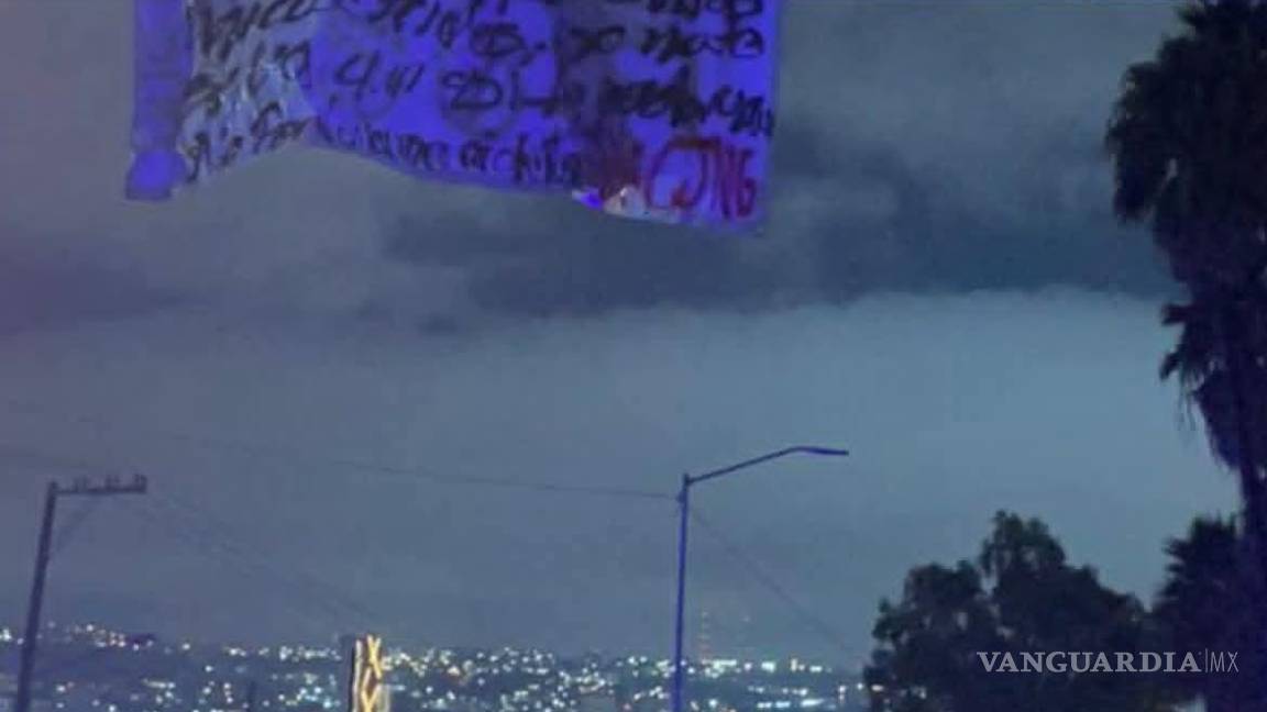 $!Amenazan con ‘narcomanta’ a Junior H en Tijuana; CJNG estaría detrás del mensaje