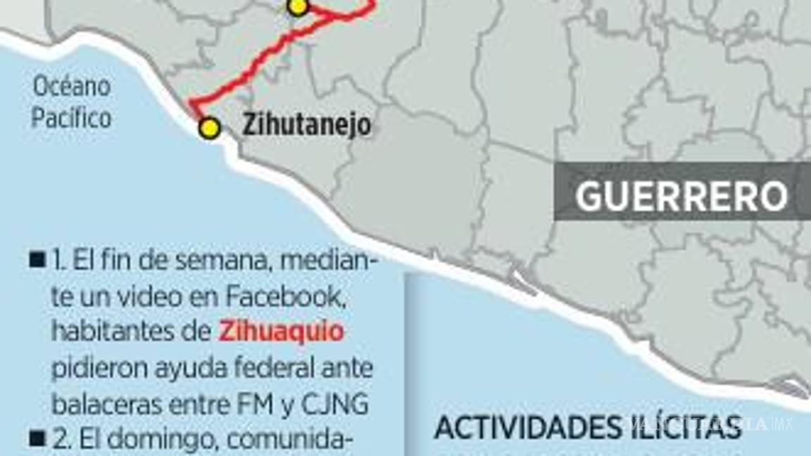 $!Familia Michoacana tiene sitiados más pueblos de Tierra Caliente