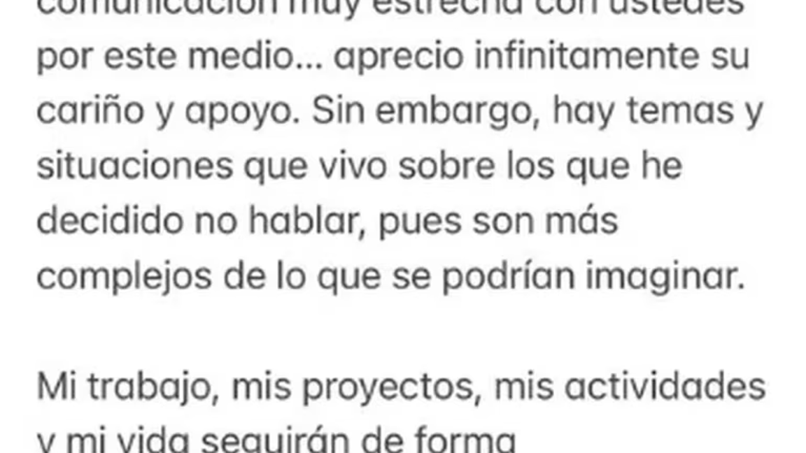 $!‘Mi vida seguirá igual’, Pamela Cortés habla tras la detención de su esposo Andrés Roemer