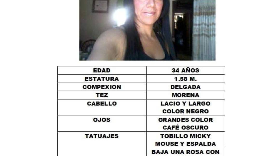 Reportan como desaparecida a mujer de 35 años en Torreón