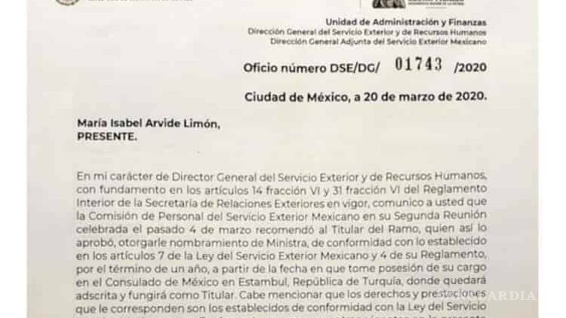 $!Isabel Arvide presume consulado y la critican, AMLO la defiende