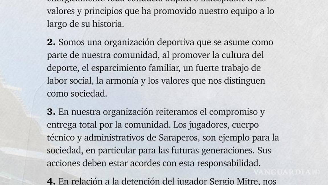 $!Sergio Mitre vuelve al ojo del huracán y la directiva de Saraperos espera una resolución para dar su postura