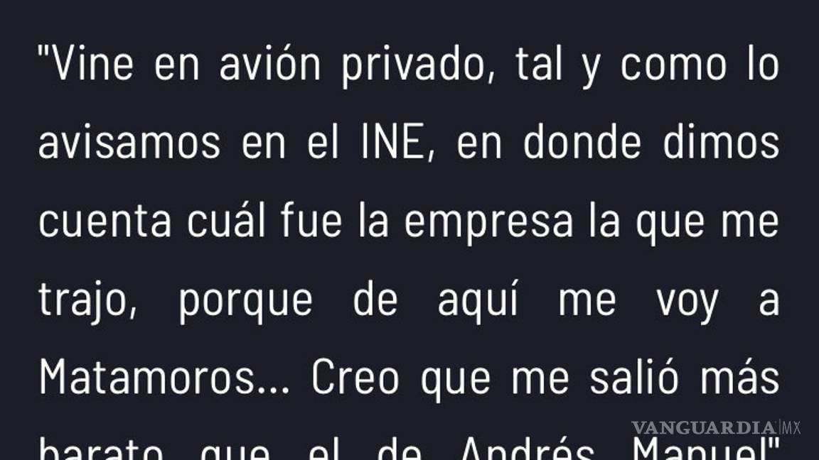 $!Hicimos cuentas y Margarita Zavala viaja en una avioneta más cara que AMLO #candidatum