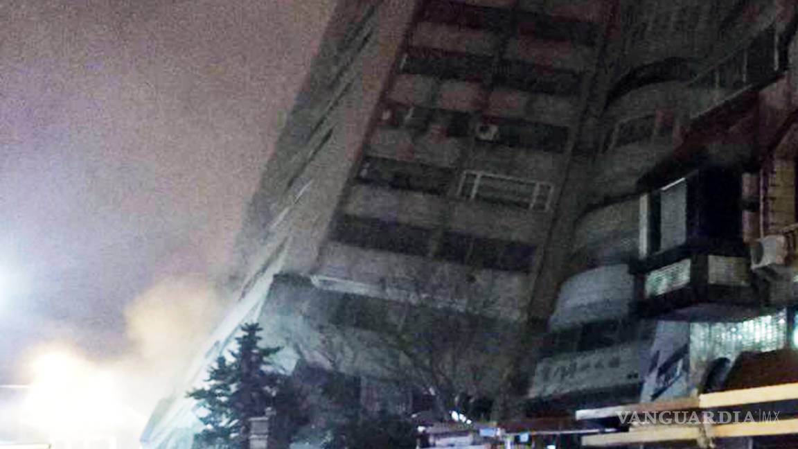 $!Sismo de Taiwán dejó 2 muertos y más de 200 personas heridas