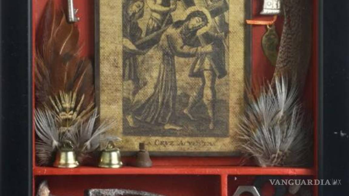 $!“Devociones Enclaustradas”, a cargo del arquitecto Arturo Villarreal Reyes utilizó la técnica del ensamblaje.