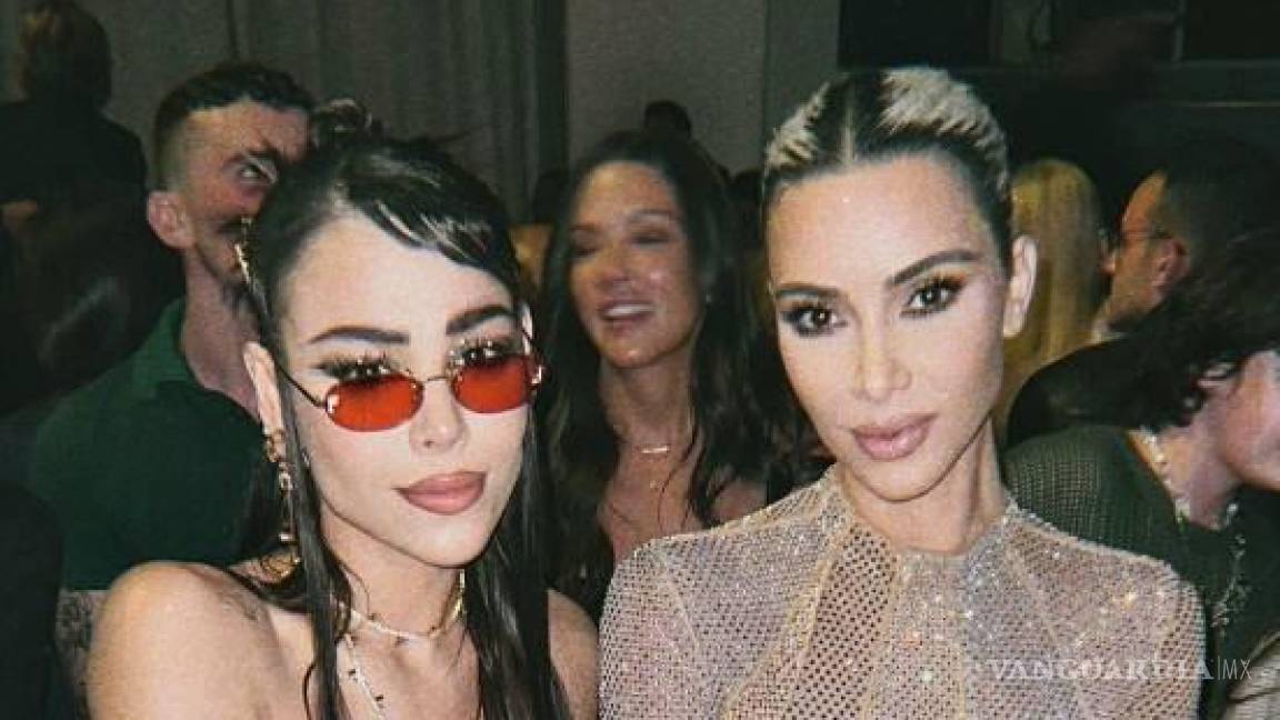 $!‘Soporten’: fotografía de Danna Paola y Kim Kardashian estalla las redes sociales, fanáticos viralizan imagen