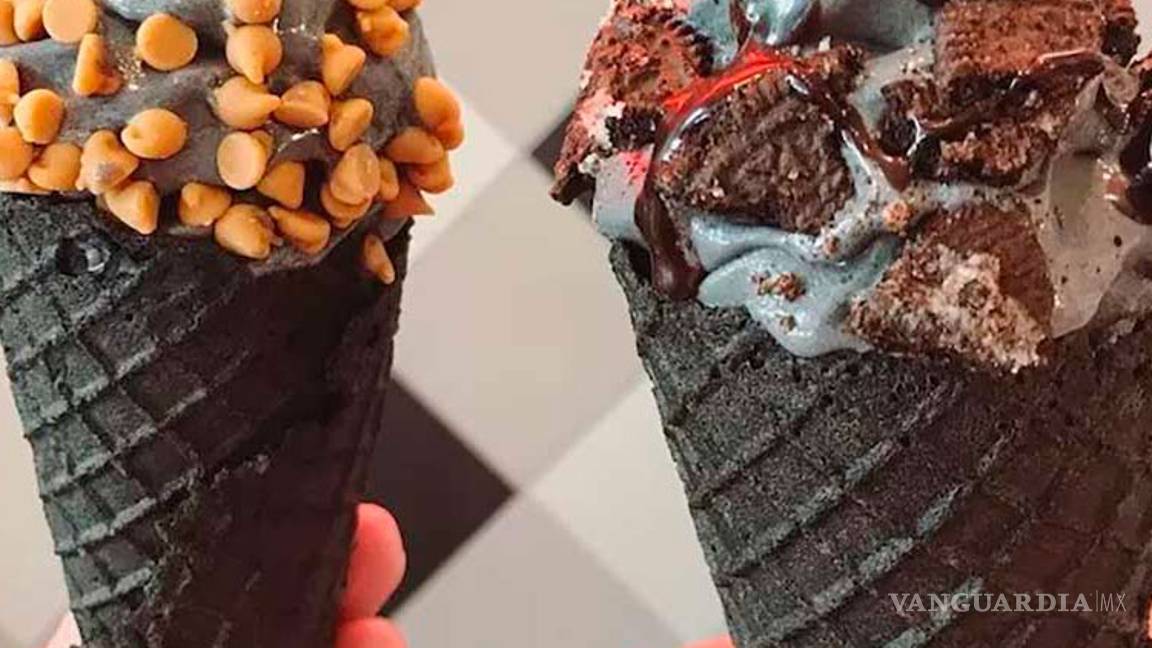 $!Helados y postres 'darks', tendencia que va contra lo 'unicornio'