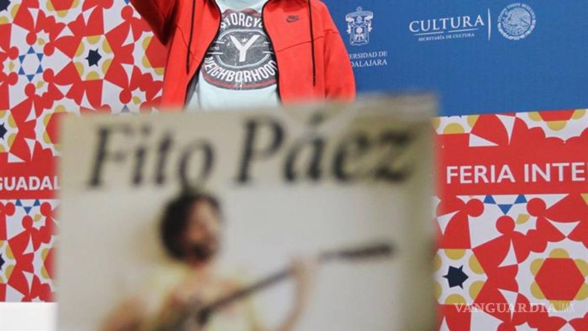 $!Un Fito Páez "pleno" muestra su "Diario de viaje" en la FIL de Guadalajara