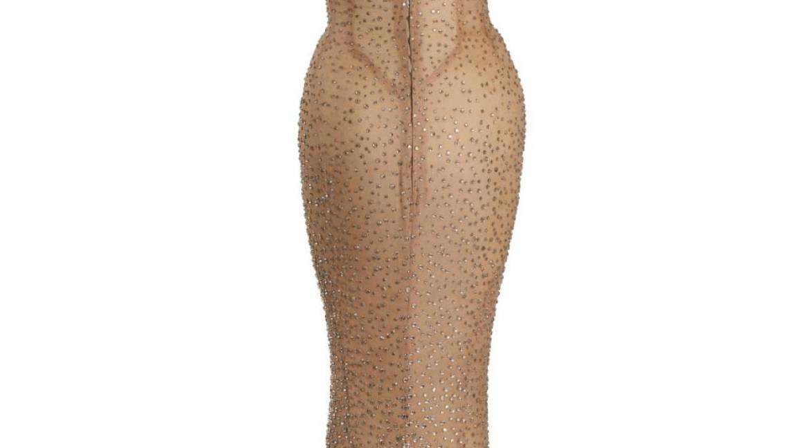 $!Subastan vestido que Marilyn Monroe usó para cantarle a Kennedy