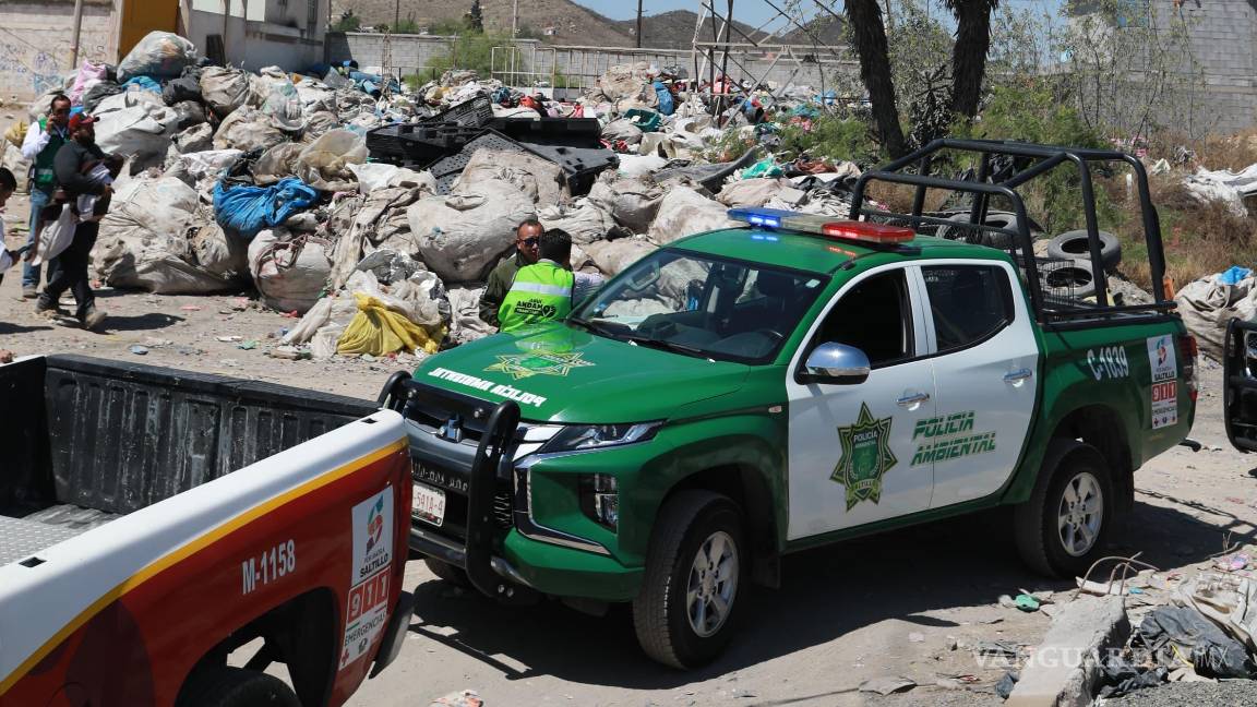 $!Varios basureros clandestinos también fueron clausurados.
