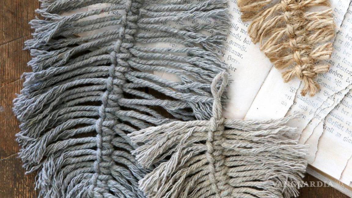 $!Las plumas colgantes en macramé son una forma especial de aportar encanto a un espacio.