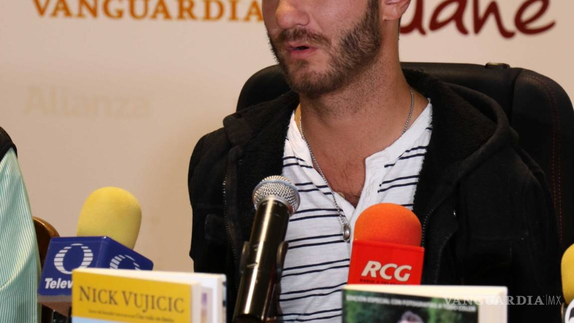 $!Pide Nick Vujicic destacar valores para superar problemas