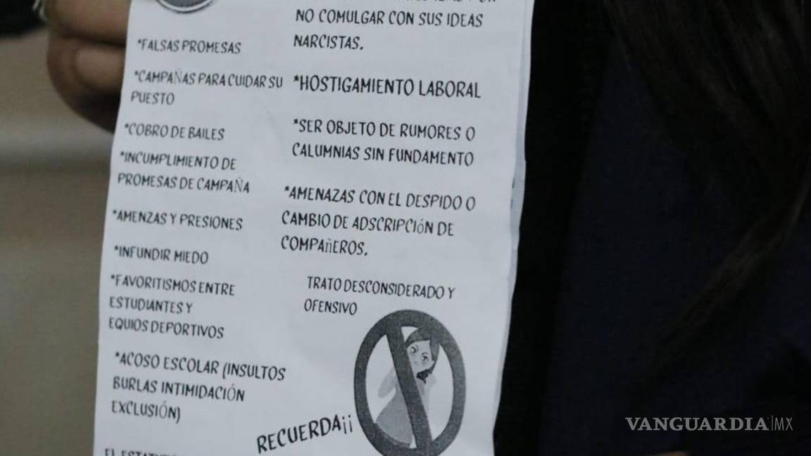 $!Los manifestantes mostraron su pliego petitorio.