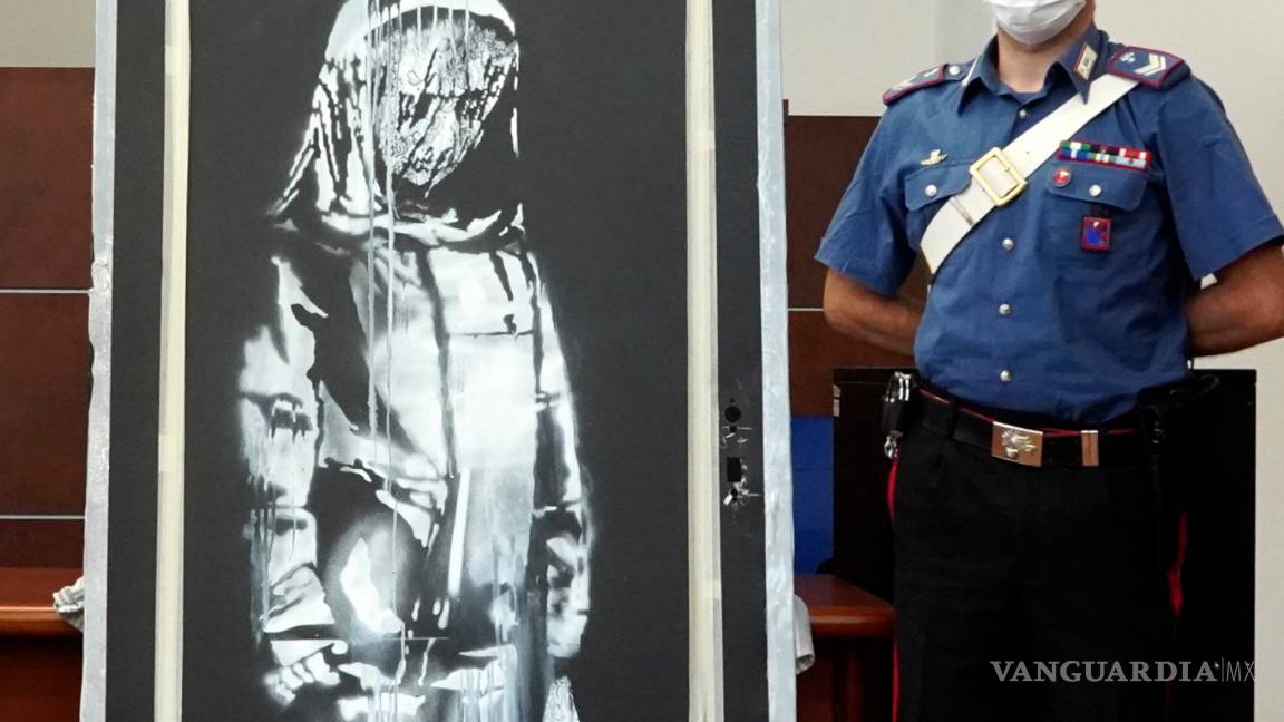 $!Recuperan en Italia una obra de Banksy en honor a víctimas del Bataclan que fue robada en 2015