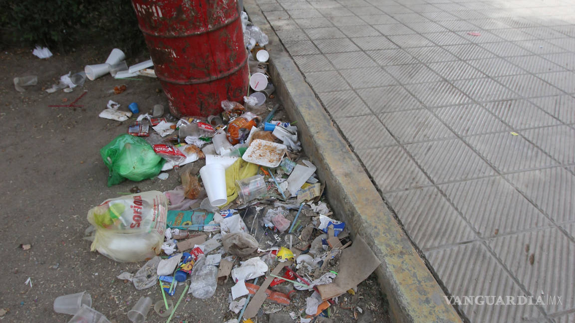 Recolección de basura baja en Semana Santa en Saltillo