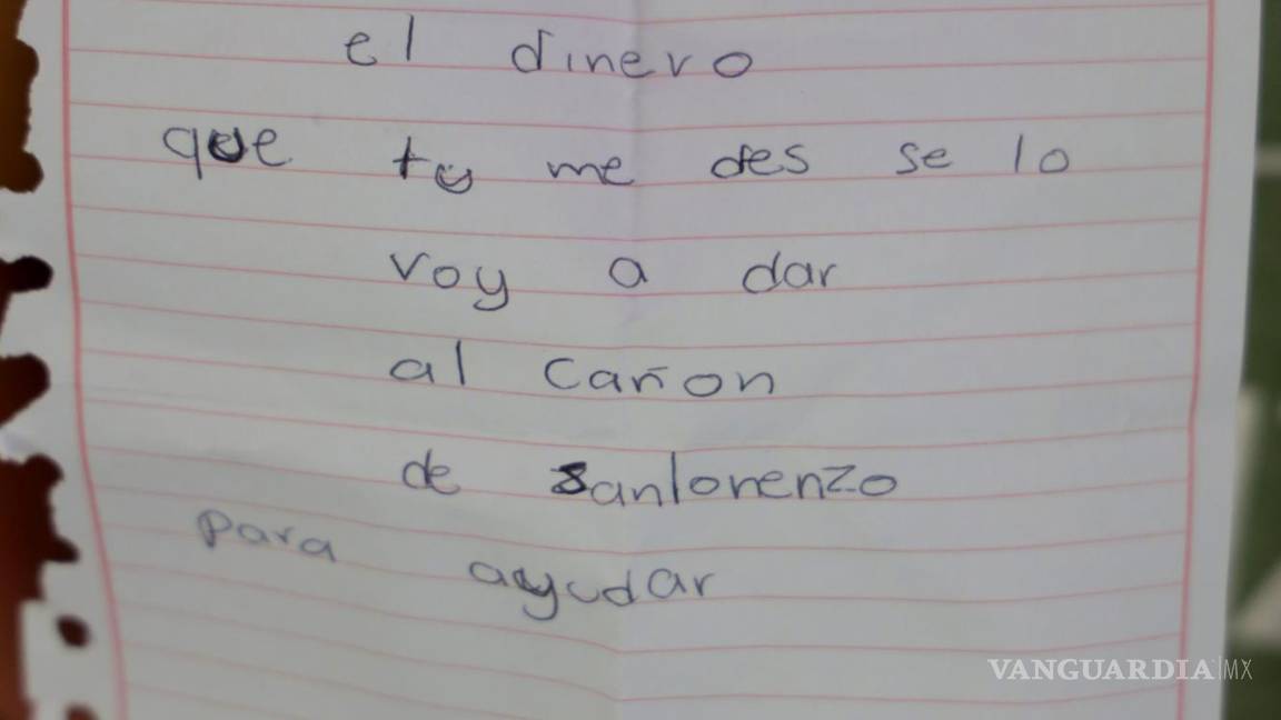 María de 10 años, pide a más niños de Saltillo a ayudar contra incendio en el Cañón de San Lorenzo
