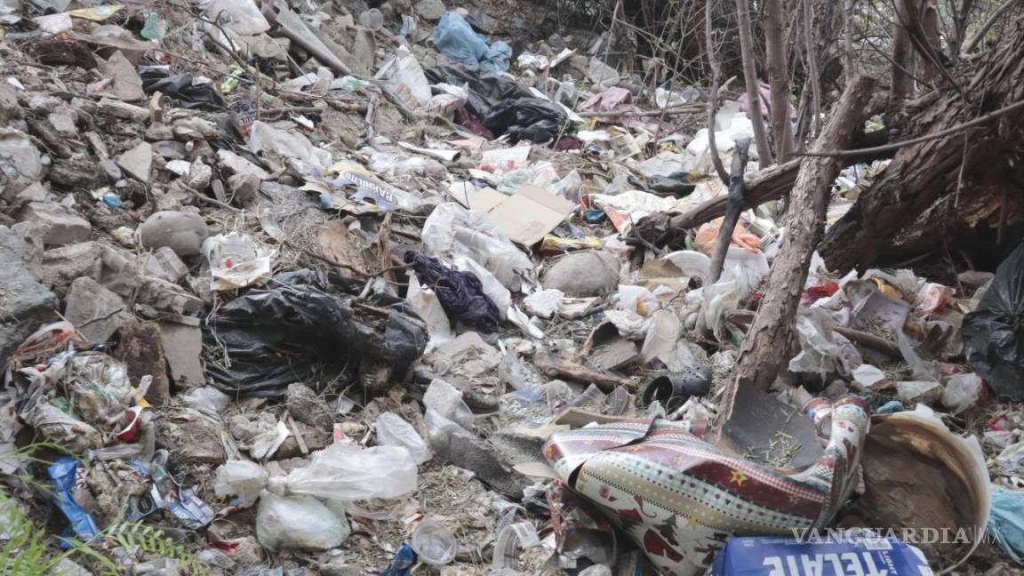 Exhorta Municipio a saltillenses a no tirar basura en arroyos