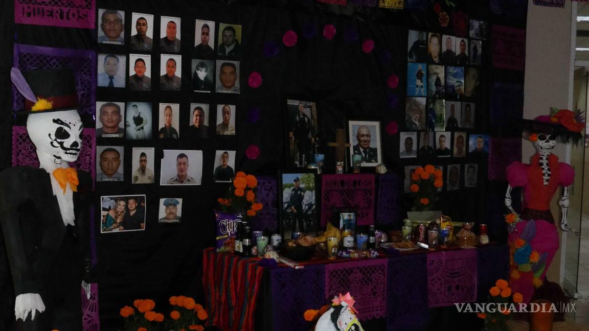 $!La Secretaría de Seguridad se une a las tradiciones del Día de Muertos con un tributo institucional.
