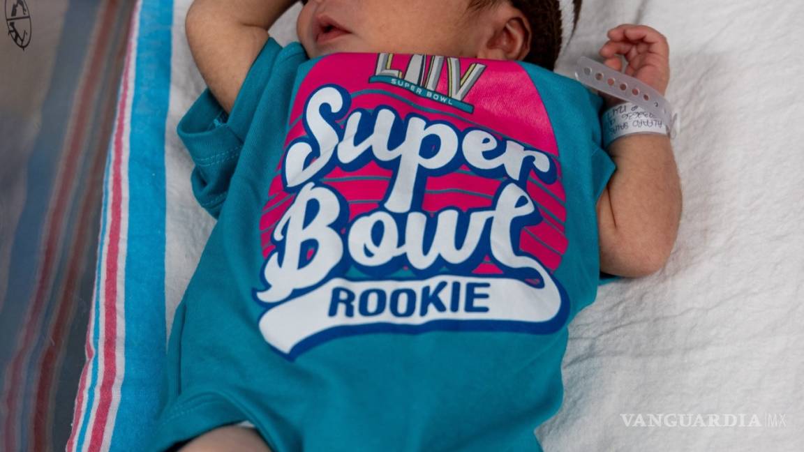 $!Hasta los recién nacidos son hinchas del Super Bowl