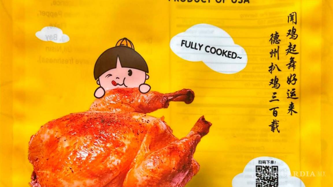 $!Un ejemplo de pollo listo para comerse producido por Yu Shang Food, Inc., el cual está siendo retirado del mercado, luego de que se reportó la muerte de un bebé.